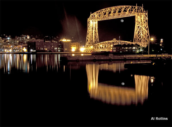 Aerial Lift Bridge by Al Rollins